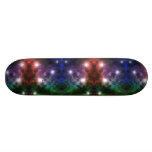 Nubes del espacio patineta personalizada