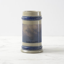 Nubes del soplo del algodón taza