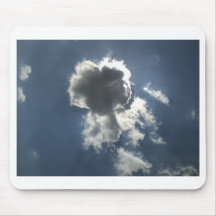 Nubes en un cielo azul tapetes de raton