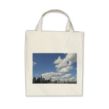 Nubes sobre el bolso de Manhattan Bolsas