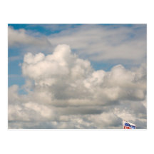 Nubes sobre el lago Erie Tarjetas Postales