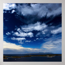 Nubes sobre el mar Mediterráneo Impresiones