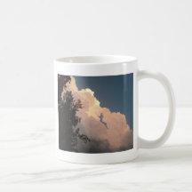 Nubes y cielo taza