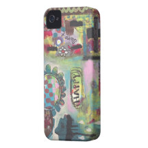 Núblese me caso feliz del iphone 4 de Barely There iPhone 4 Case-Mate Coberturas