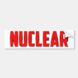 Nuclear Etiqueta De Parachoque