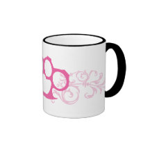 Nudillos de cobre amarillo rosados tazas de café