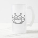 Nudillos del cráneo taza de café