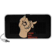 Nudillos del Dem de la grieta Mp3 Altavoz