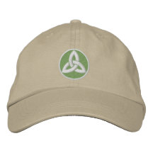 Nudo céltico de la trinidad para arriba gorras bordadas
