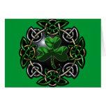 Nudo del Celtic del día de St Patrick Tarjetón