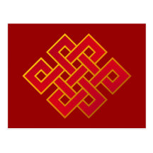 Nudo eterno del Buddhism de las karmas de la manda Postales