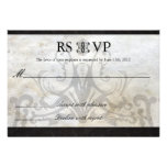 Nudo gaélico céltico que casa la tarjeta de RSVP Invitacion Personal