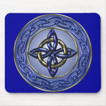 Nudo Mousepad de la eternidad Alfombrillas De Raton