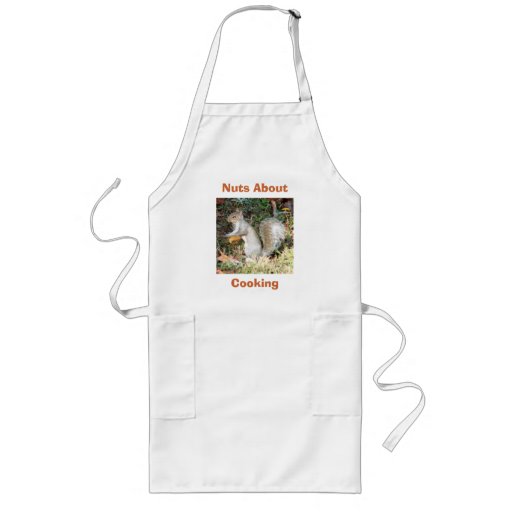Nueces alrededor, cocinando delantales