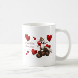 Nueces sobre usted taza