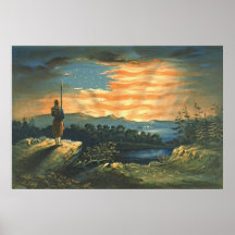 Nuestra bandera llevada cielo 1861 posters