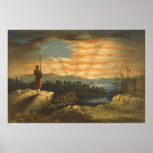 Nuestra bandera llevada cielo de Guillermo Bauly Impresiones