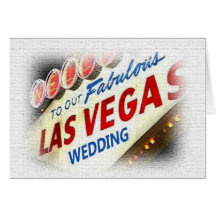 Nuestra invitación de boda de Las Vegas Tarjetas