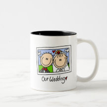 Nuestra novia del boda y camisetas y regalos del n taza