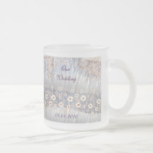 Nuestra salud y boda del ~ del boda taza de café