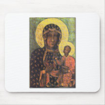 Nuestra señora de Czestochowa Alfombrillas De Ratones