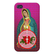Nuestra señora de Guadalupe iPhone 4 Fundas
