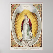 Nuestra señora de Guadalupe Poster