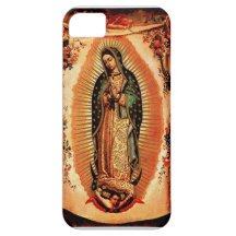 Nuestra señora de la cubierta de Guadalupe iPhone 5 Case-Mate Cárcasas