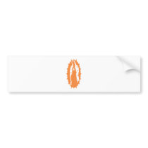 nuestra señora del naranja de Guadalupe pegatinas de parachoque