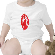 Nuestra señora en ROJO Camisetas