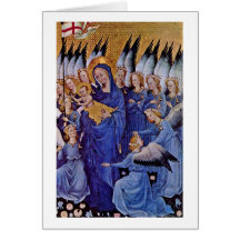 Nuestra señora Of Angels By Master de la díptica d Felicitacion