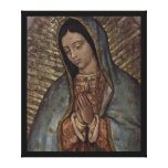 NUESTRA SEÑORA OF GUADALUPE LIENZO ENVUELTO PARA GALERÍAS