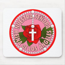 Nuestra Señora Reina de Los Ángeles Tapete De Ratones