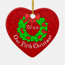 Nuestro 5to navidad ornatos