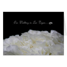 Nuestro boda en los ANILLOS de Las Vegas - tarjeta