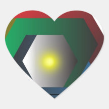 Nuestro diseño potente colcomanias corazon