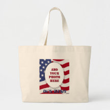 Nuestro héroe - añada su foto bolsas de mano