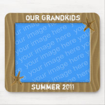 Nuestro marco Mousepad de la foto de los Grandkids Alfombrilla De Ratones