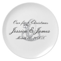 Nuestro primer navidad plato de cena