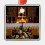 Nuestro señor eucarístico en el Monstrance Adorno
