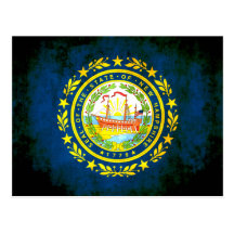 Nueva bandera de Hampshirite del contraste colorid Tarjetas Postales