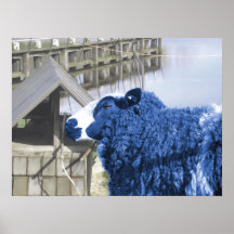 Nueva capa azul en curso poster