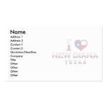 Nueva Diana, Tejas Tarjetas De Negocios