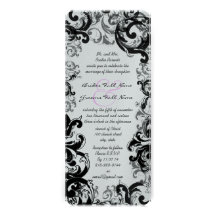 Nueva invitación del boda del remolino de la supos