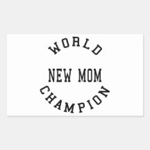 Nueva mamá del campeón retro fresco del mundo rectangular altavoz