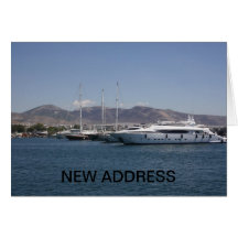 NUEVA tarjeta de la DIRECCIÓN de los barcos