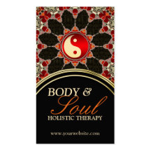 Nueva tarjeta de visita de YinYang de la edad de l