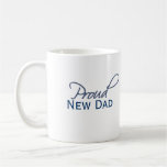 Nueva taza orgullosa del azul del papá