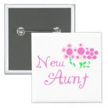 Nueva tía Pink Flowers Tshirts y regalos