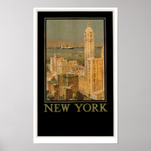 Nueva York de Glasgow por la línea del ancla Impresiones